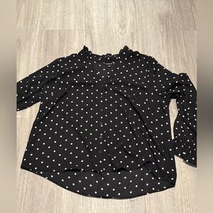 Polka dot blouse